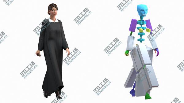 images/goods_img/20210312/Female Judge with Gavel Rigged 3D model/5.jpg